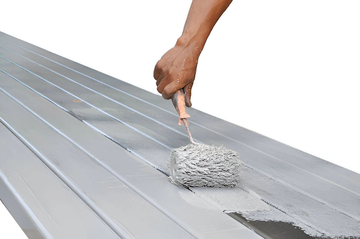 aluminum fiber roof paint